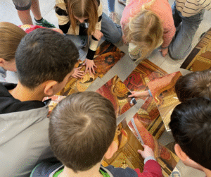 Erfgoedklasbakken in actie