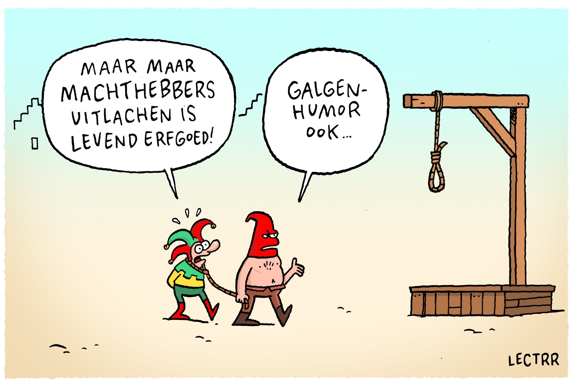Zwarte humor in Haspengouw